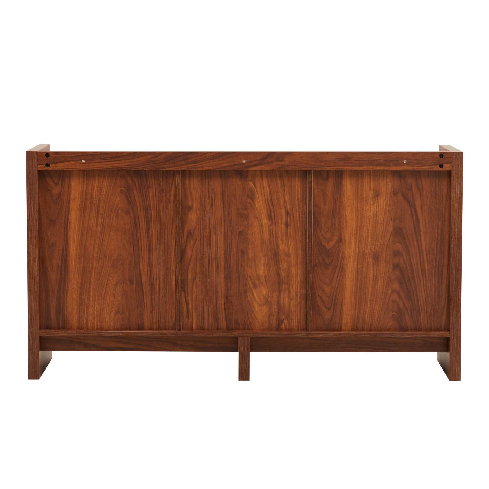 Buffet effet bois 3 portes 140 cm 