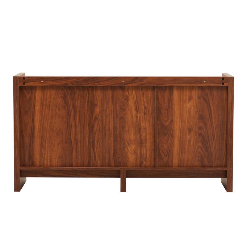 Buffet effet bois 3 portes 140 cm  (4/7)