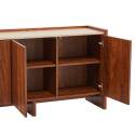 Buffet effet bois 3 portes 140 cm 