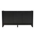 Buffet effet bois 3 portes 140 cm 