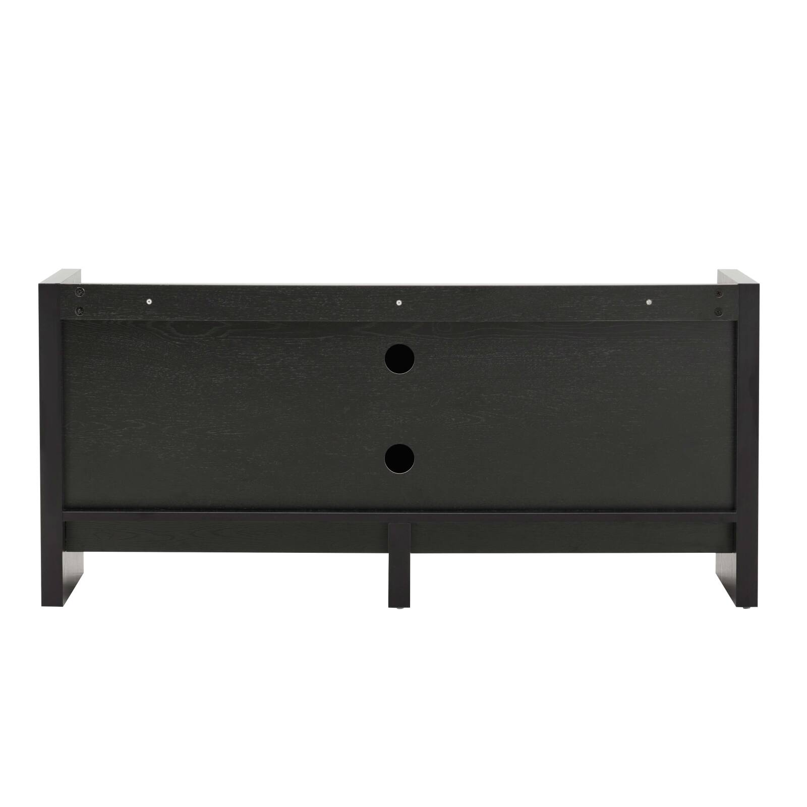 Meuble TV effet bois 120 cm style design épuré