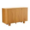 Buffet effet bois 3 portes 120 cm 