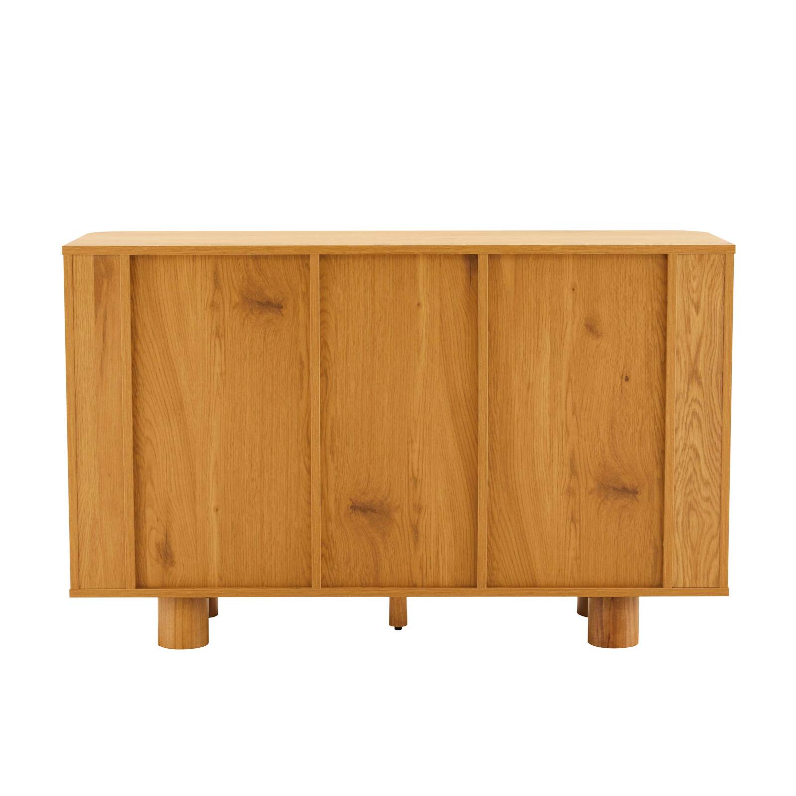 Buffet effet bois 3 portes 120 cm 