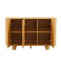 Buffet effet bois 3 portes 120 cm 