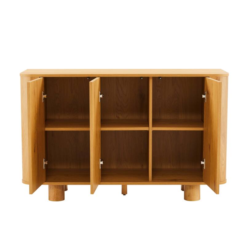 Buffet effet bois 3 portes 120 cm  (5/8)