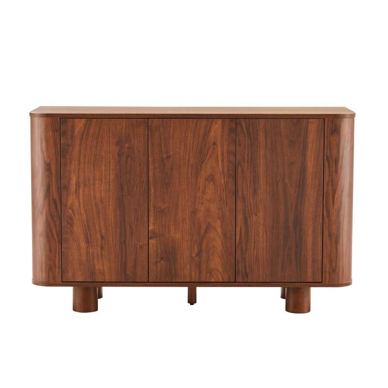 Buffet effet bois 3 portes 120 cm  (4/8)