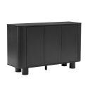 Buffet effet bois 3 portes 120 cm 
