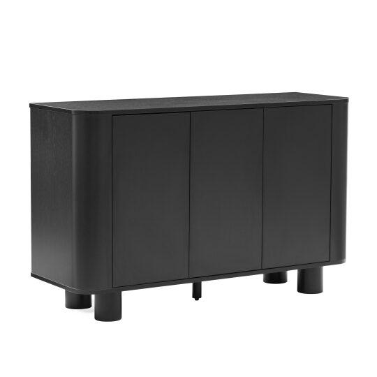 Buffet effet bois 3 portes 120 cm