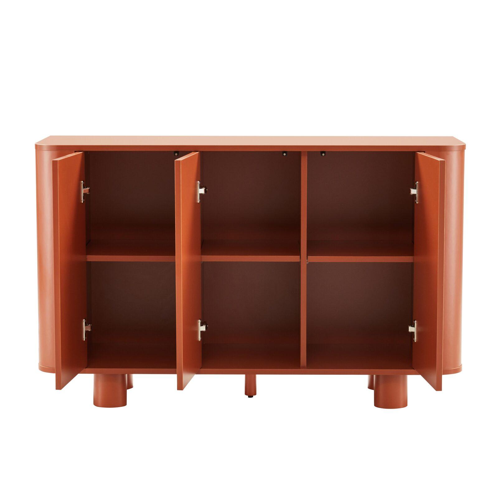 Buffet orange 3 portes 120 cm 