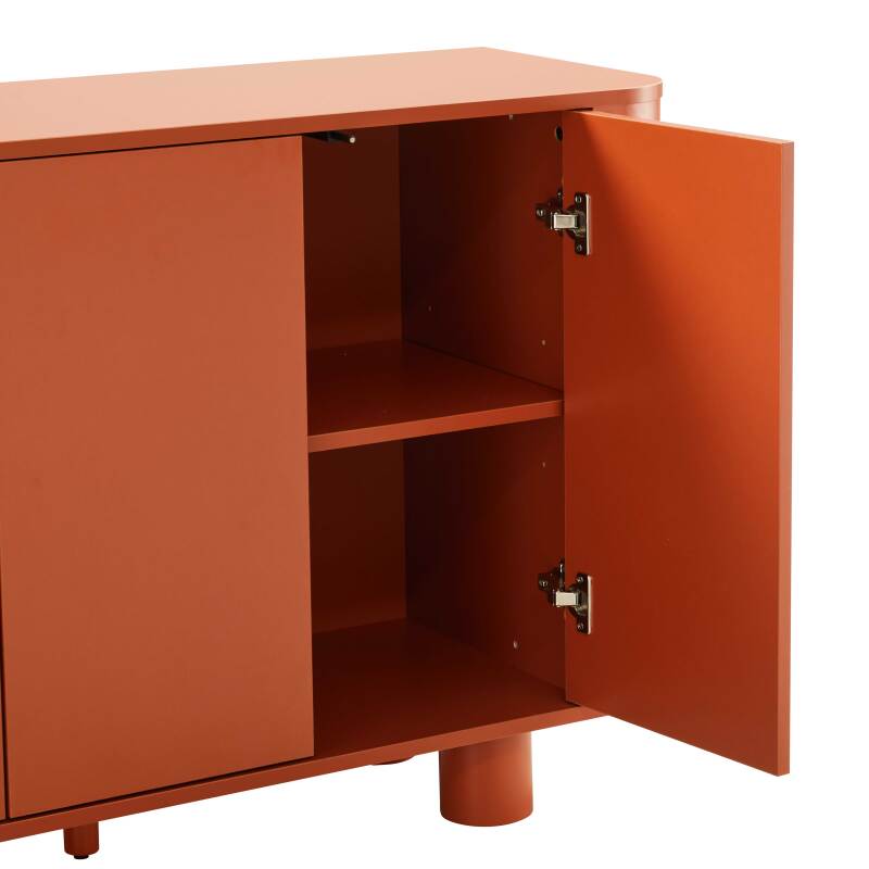 Buffet orange 3 portes 120 cm 