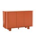 Buffet orange 3 portes 120 cm 