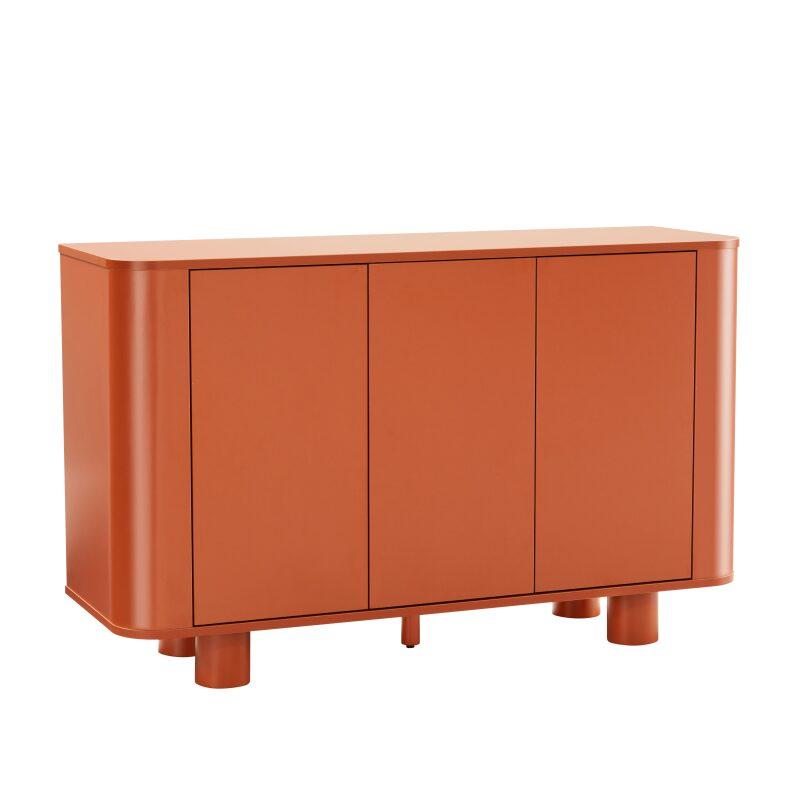 Buffet orange 3 portes 120 cm 