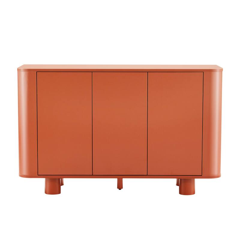 Buffet orange 3 portes 120 cm 