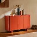Buffet orange 3 portes 120 cm 
