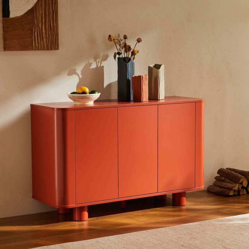 Buffet orange 3 portes 120 cm 