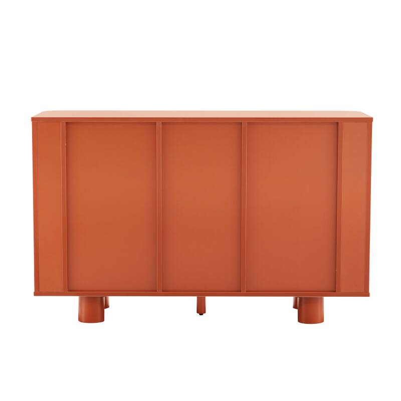 Buffet orange 3 portes 120 cm 