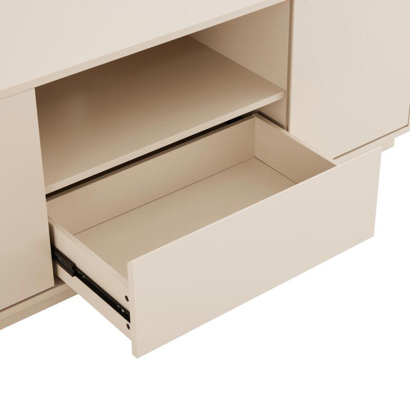 Meuble TV uni 140 cm style moderne (6/9)