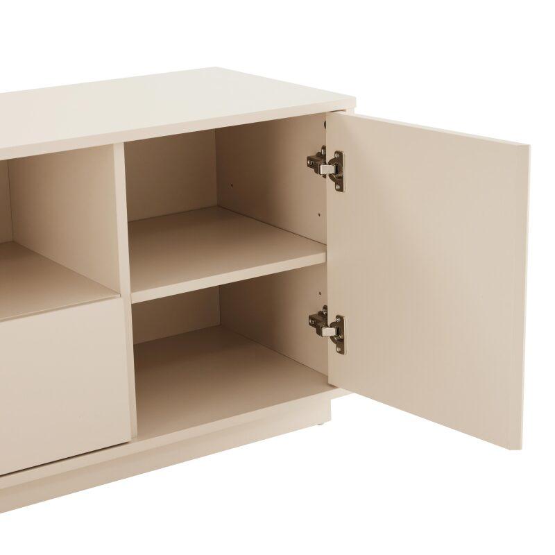 Meuble TV uni 140 cm style moderne (7/9)