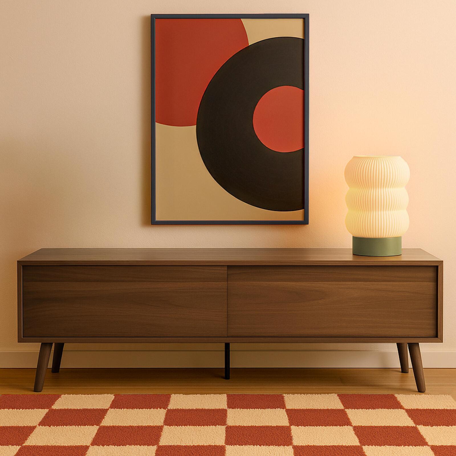 Meuble TV 160 cm effet bois industriel