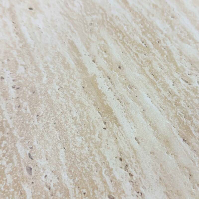 Table basse effet bois foncé ronde Ø70 x 45 cm
 (5/6)