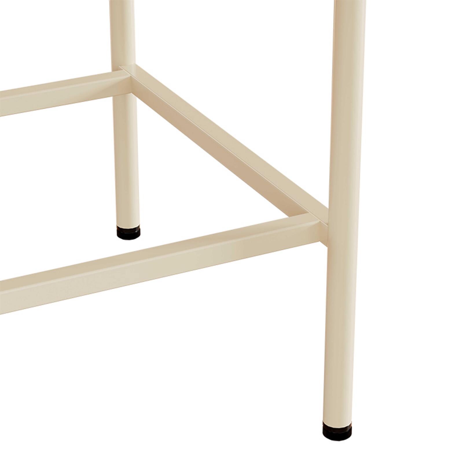 Buffet en métal et verre 2 portes 110 cm 