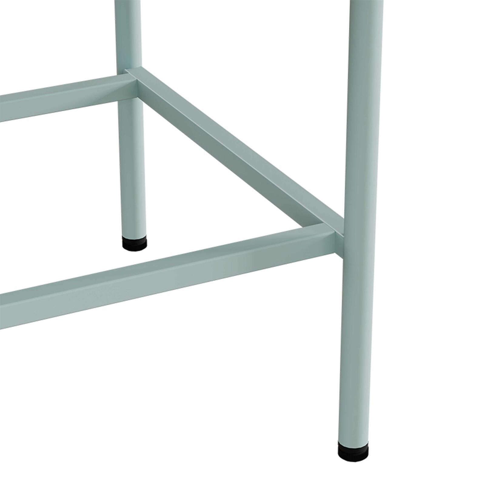 Buffet en métal et verre 2 portes 110 cm 