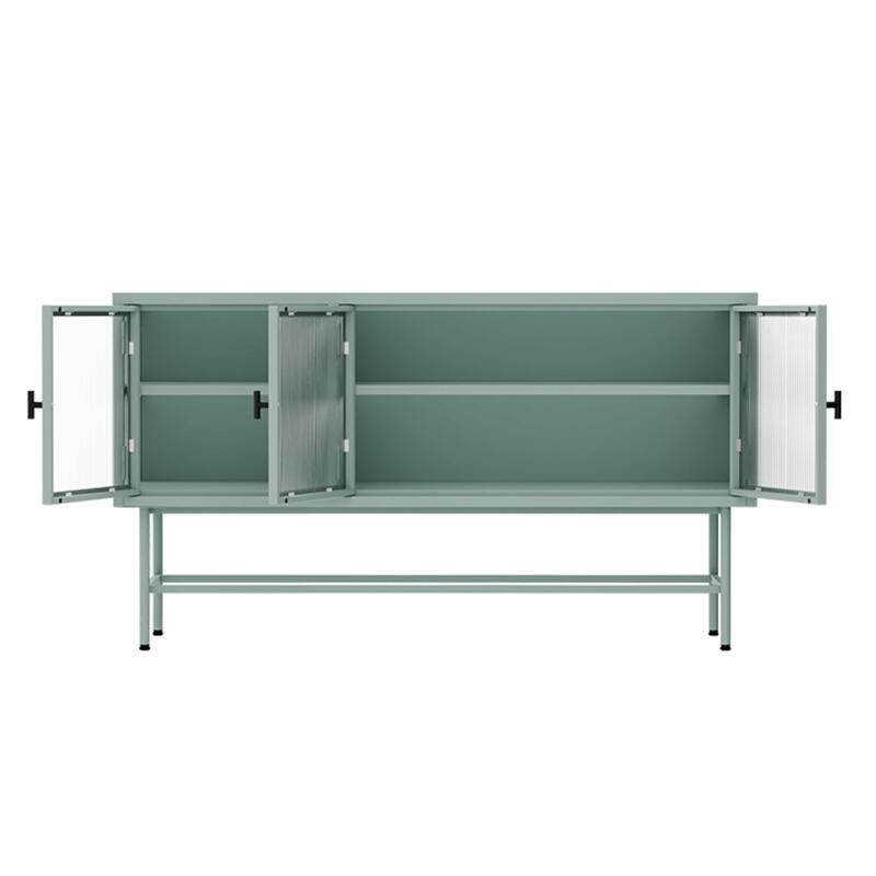 Buffet en métal et verre 3 portes 120 cm  (3/8)