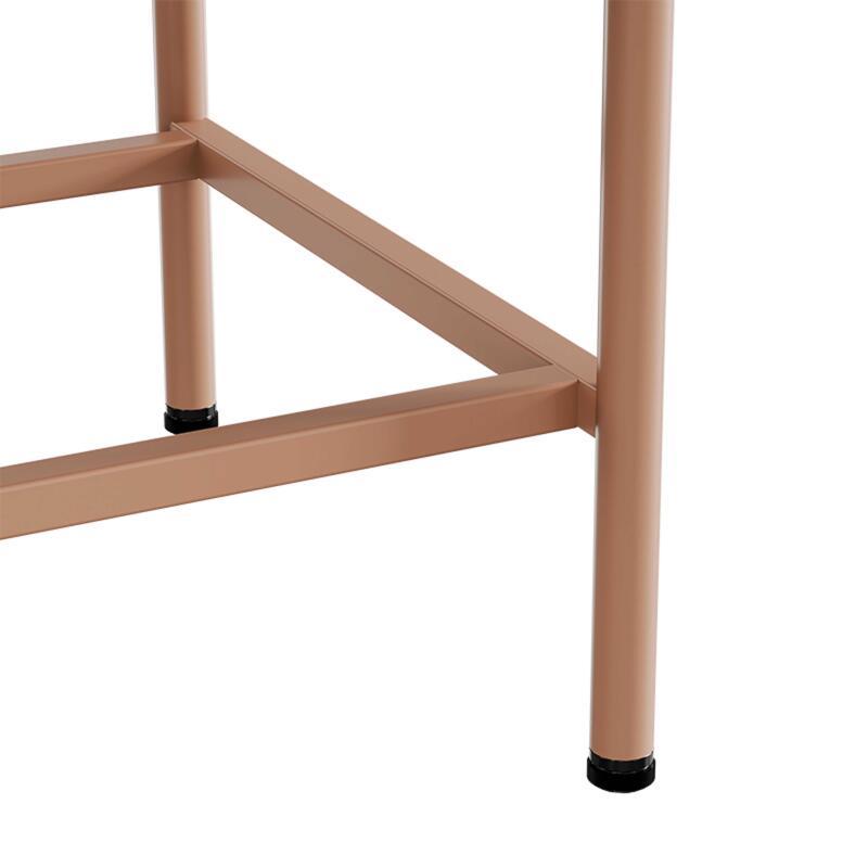 Buffet en métal et verre 3 portes 120 cm 