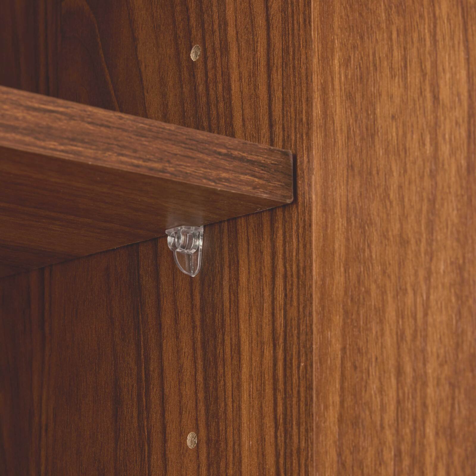 Buffet effet bois 4 portes 160 cm 