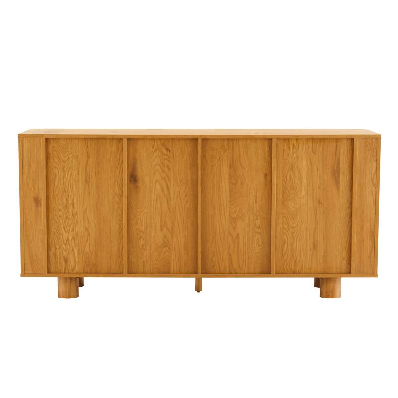 Buffet effet bois 4 portes 160 cm  (2/7)