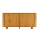 Buffet effet bois 4 portes 160 cm 