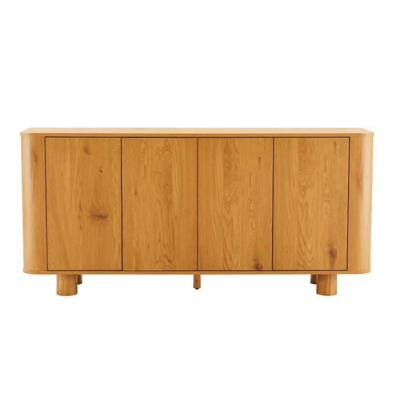 Buffet effet bois 4 portes 160 cm  (4/7)