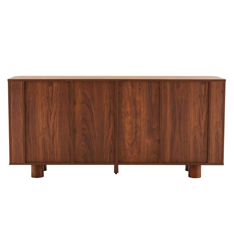 Buffet effet bois 4 portes 160 cm  (2/6)