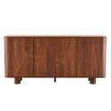 Buffet effet bois 4 portes 160 cm 