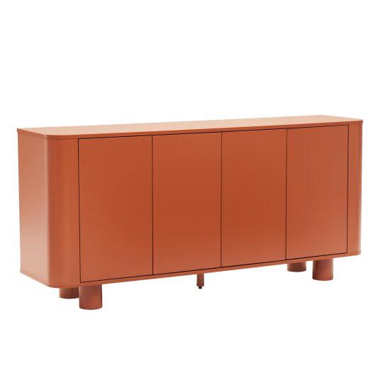 Buffet orange 4 portes 160 cm