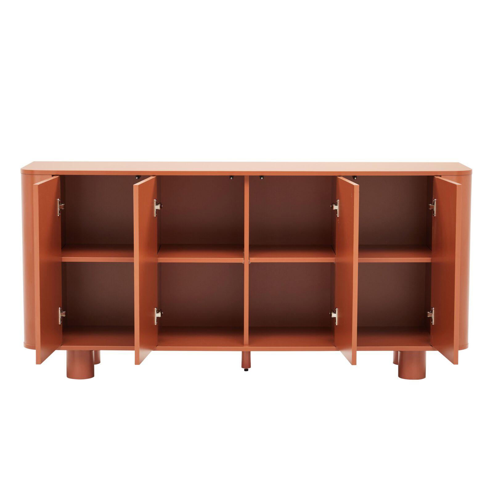 Buffet orange 4 portes 160 cm 