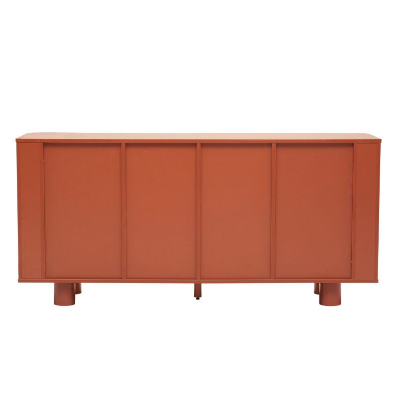 Buffet orange 4 portes 160 cm