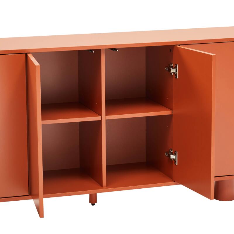 Buffet orange 4 portes 160 cm