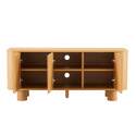 Meuble TV effet bois 120 cm style scandinave 