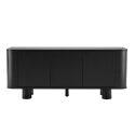 Meuble TV effet bois 120 cm style scandinave 