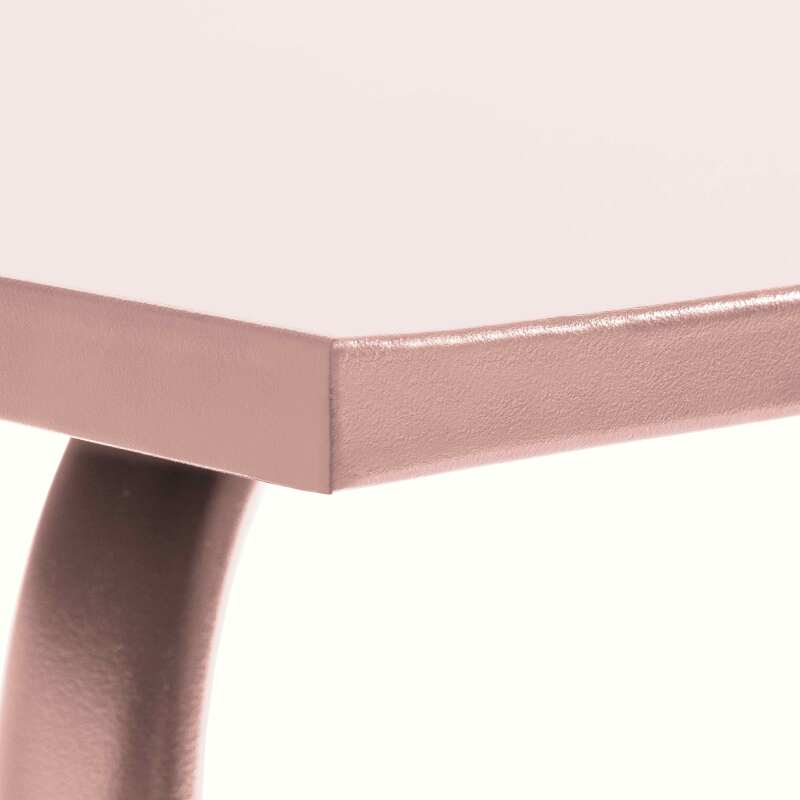 Table de jardin en métal 8 personnes 180x90 cm (4/5)