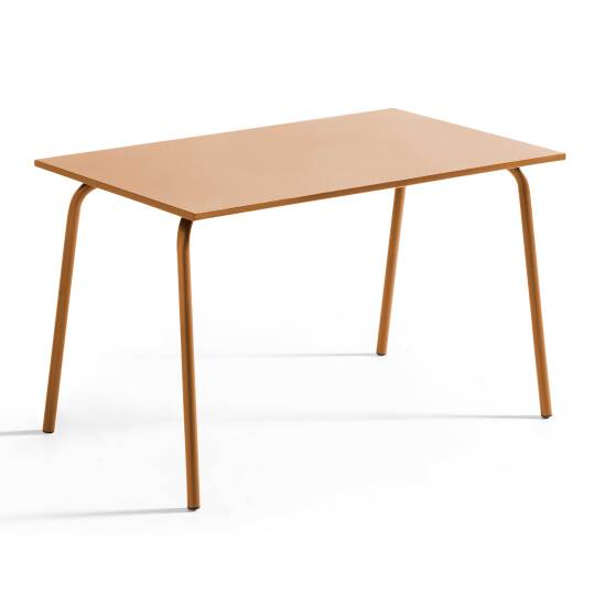 Table de jardin en métal 8 personnes 180x90 cm | Oviala