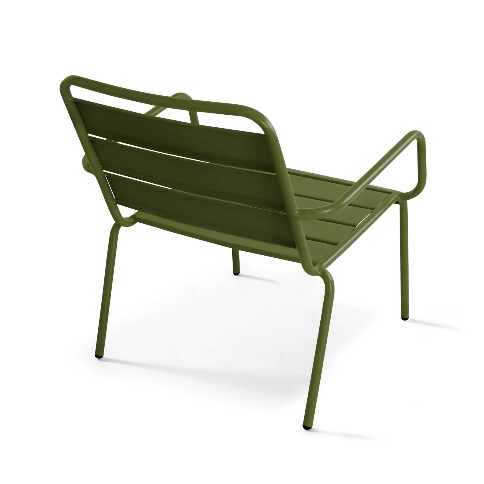 Fauteuil bas de jardin en métal