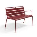 Banc de jardin en métal