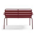 Banc de jardin en métal