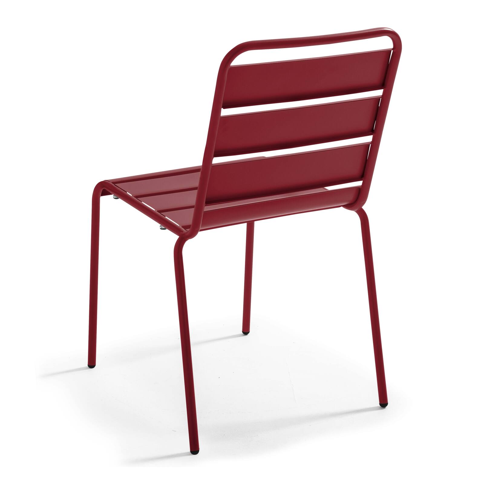 Table de jardin rectangulaire 180 x 90 cm et 8 chaises en métal