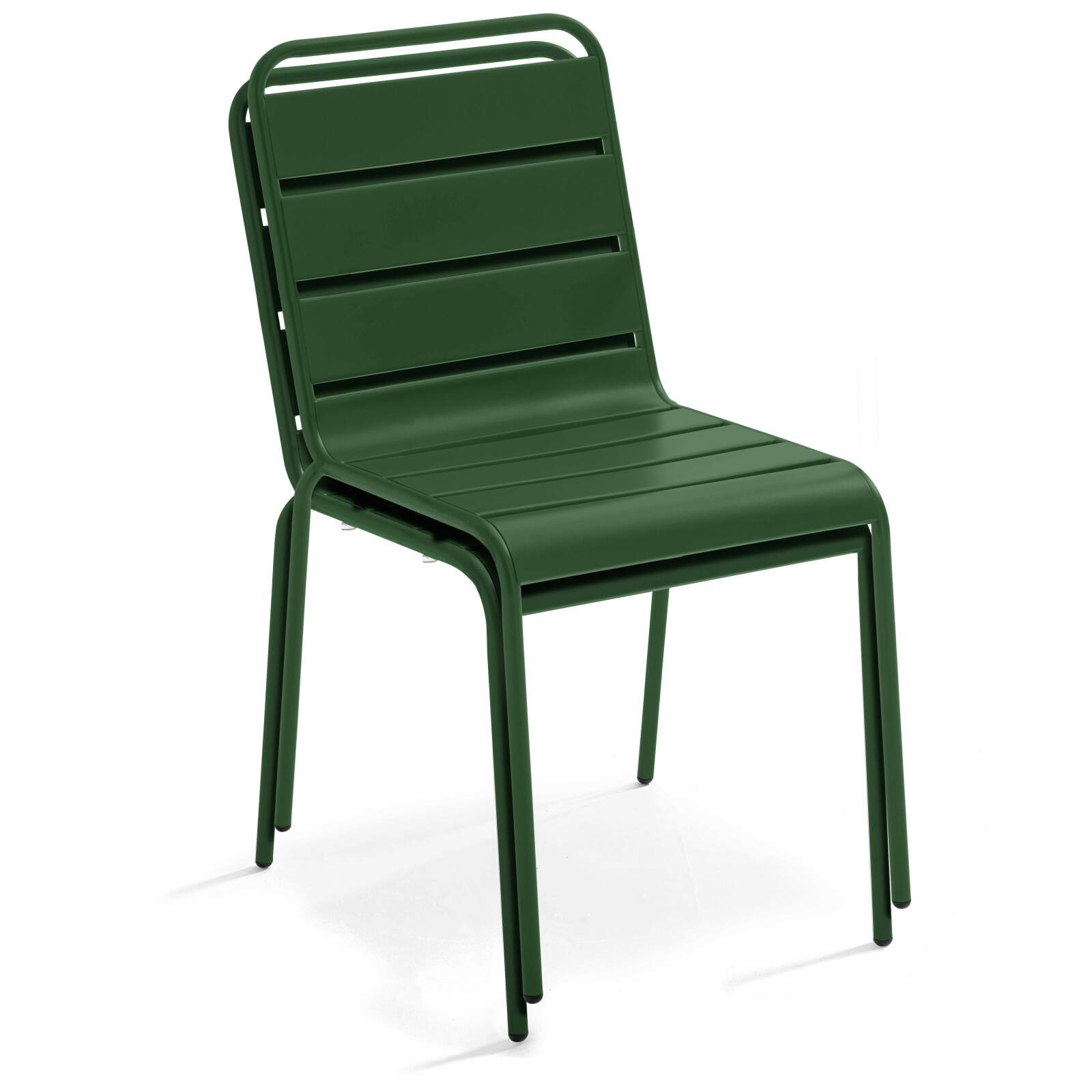 Table de jardin rectangulaire 180 x 90 cm et 8 chaises en métal