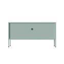 Meuble TV 115 cm en métal style moderne