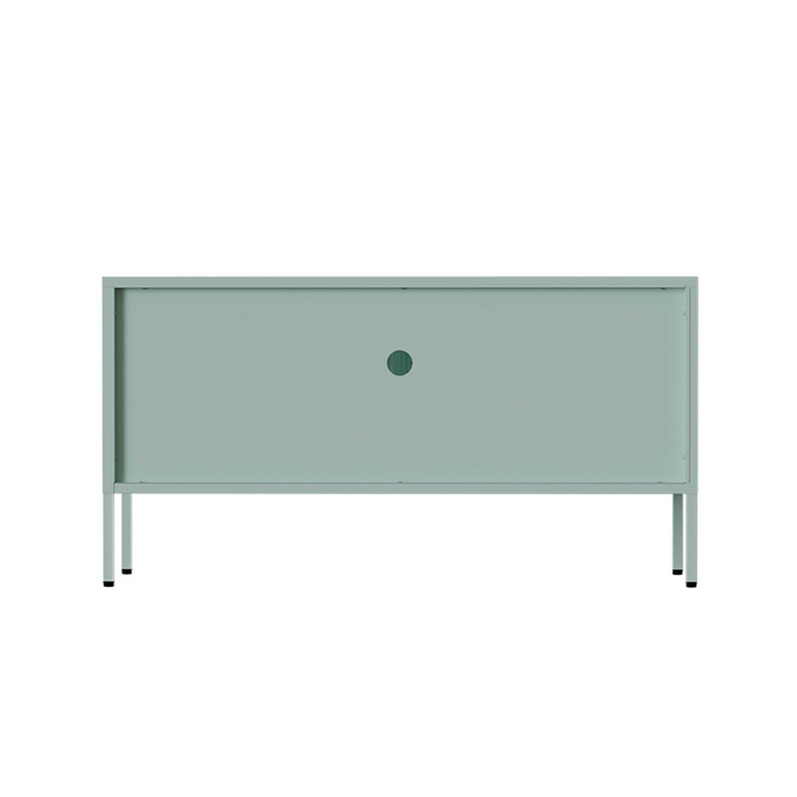 Meuble TV 115 cm en métal style moderne  