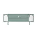 Meuble TV 115 cm en métal style moderne